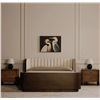 Image 3 : BNIB - Moe's - Scarlette Bed Queen in Cream - MSRP $4,299.00 - FO-1039-05 - 63"W x 85"D x 37"H