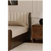 Image 3 : BNIB - Moe's - Scarlette Bed Queen in Cream - MSRP $4,299.00 - FO-1039-05 - 63"W x 85"D x 37"H