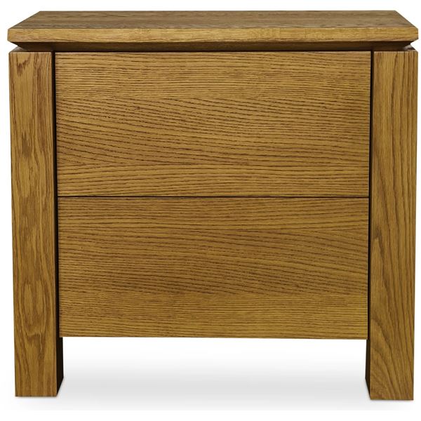 BNIB - Moe's - Brook Nightstand in Country Oak - MSRP $1,499.00 - FC-1005-03 - 28.0” W X 18