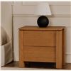 Image 2 : BNIB - Moe's - Brook Nightstand in Country Oak - MSRP $1,499.00 - FC-1005-03 - 28.0” W X 18