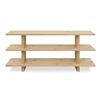 Image 1 : BNIB - Moe's - Casey Small Bookcase in Rustic Oak - MSRP $1,699.99 - FC-1016-24 - 70.0” W X