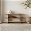 Image 2 : BNIB - Moe's - Casey Small Bookcase in Rustic Oak - MSRP $1,699.99 - FC-1016-24 - 70.0” W X