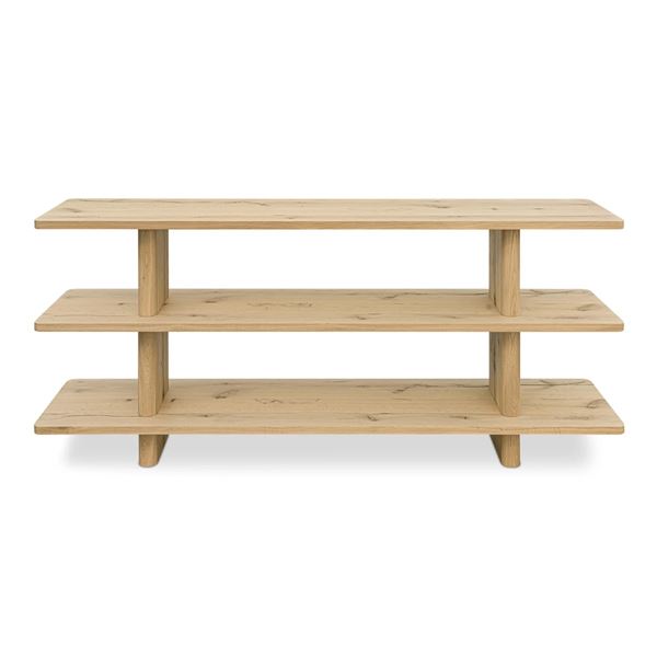 BNIB - Moe's - Casey Small Bookcase in Rustic Oak - MSRP $1,699.99 - FC-1016-24 - 70.0” W X