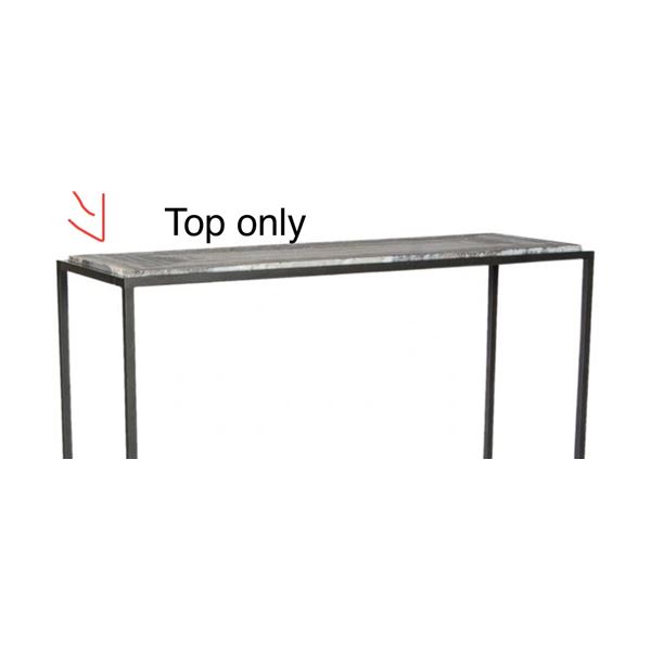 BNIB - Moe's - Winslow Marble Console Table Top Only in Gray - MSRP $1,799.00 - GK-1003-15 - 46"W x 