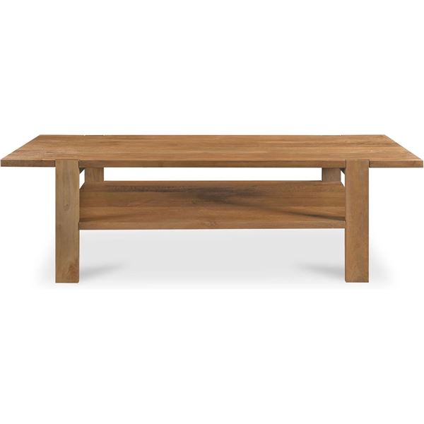 BNIB - Moes - Workshop Coffee Table Vintage Brown - MSRP $1,349 - JD-1085-03 - 54" W x 26" D x 16" H