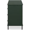 Image 3 : BNIB - Moes - Reagan 6-Drawer Dresser Deep Green - MSRP $2,899 - JU-1008-27 - 63" W x 18.5" D x 30.2