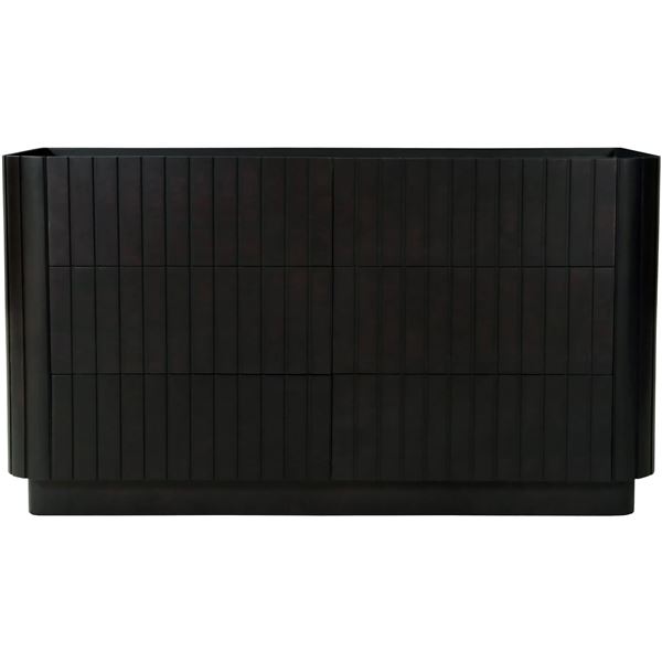 BNIB - Moe's - Povera 6 Drawer Dresser in Black - MSRP $2,849.00 - JD-1062-02 - 51.0" W X 20.0" D X 
