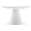 Image 1 : BNIB - Moes - Otago Round Dining Table - White - MSRP $2,250 - KC-1029-18-0 - 54" W x 54" D x 30" H