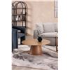 Image 3 : BNIB - Moes - Otago Coffee Table - Natural Oak - MSRP $1,099 - KC-1030-24-0 - 38" W x 38" D x 15" H