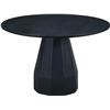Image 2 : BNIB - Moes - Templo Round Dining Table - Black - MSRP $2,299 - JK-1010-02-0 - 47.2" W x 47.2" D x 2