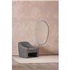 Image 2 : BNIB - Moe's - Foundry Oval Mirror in White - MSRP $939.00 - FI-1113-18 - 28.0” W X 1.5[x=#