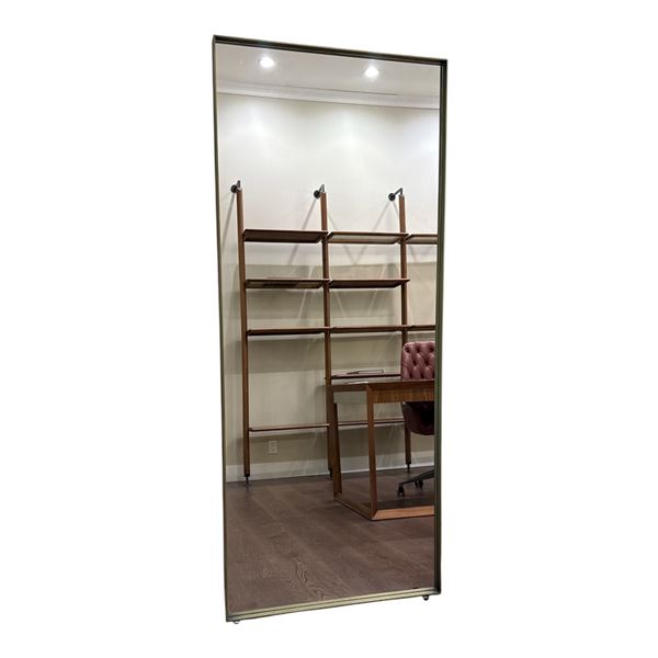 New - Sovet - Visual Floor Mirror by Ark Interiors - approx 31.4" x 74.8" - MSRP $3,780 - New Floor 