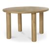 Image 3 : BNIB - Moe's - Milo Round Dining Table in Oak - MSRP $2,599.00 - FC-1003-24 - 48.0” W X 48.