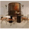 Image 4 : BNIB - Moe's - Sartoria Dining Table in Black Granite - MSRP $4,399.00 - GK-1131-02 - 72"W x 40"D x 