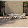 Image 2 : BNIB - Moes - Eris Oval Dining Table - White - MSRP $3,899 - JK-1011-18-0 - 86.5" W x 35.5" D x 30" 
