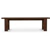 Image 1 : BNIB - Moe's Esmond Outdoor Dining Bench - Brown - MSRP $839 - TA-1007-03-0 - 64"W x 16"D x 18"H