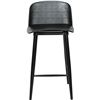 Image 4 : BNIB - Moe's - Looey Counter Stool - Set of 2 - Black - MSRP $289.00 - Item # QX-1008-02 - 18" W x 2