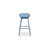 Image 5 : BNIB - Moe's - Piazza Outdoor Barstool - Blue - Set of Two - MSRP $289 - Item # QX-1004-26 - 19.29" 