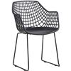 Image 3 : BNIB - Moe's - Honolulu Chair - Black - Set of 2 - MSRP $339 - Item # QX-1007-02 - 22" W - 22" D - 3