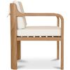 Image 5 : BNIB - Moe's Home Collection Nellie Outdoor Dining Chair - White - $1099 CAD - TA-1006-18 - 23.5" W 