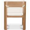 Image 4 : BNIB - Moe's Home Collection Nellie Outdoor Dining Chair - White - $1099 CAD - TA-1006-18 - 23.5" W 