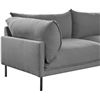 Image 3 : BNIB - Moe's Jamara Sectional - Right - Charcoal - Msrp $3125 - UB-1016-07-R-0 - 112"W x 65.75"D x 3