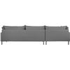 Image 4 : BNIB - Moe's Jamara Sectional - Right - Charcoal - Msrp $3125 - UB-1016-07-R-0 - 112"W x 65.75"D x 3