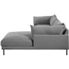 Image 5 : BNIB - Moe's Jamara Sectional - Right - Charcoal - Msrp $3125 - UB-1016-07-R-0 - 112"W x 65.75"D x 3