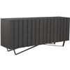 Image 2 : BNIB - Moe's Brolio Sideboard - Charcoal - Msrp $2349 - RP-1008-07 - 71" W x 16" D x 30" H