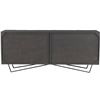 Image 5 : BNIB - Moe's Brolio Sideboard - Charcoal - Msrp $2349 - RP-1008-07 - 71" W x 16" D x 30" H