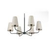 Image 3 : BNIB - Moes - Mathis Chandelier Black - MSRP $1,270 - EL-1001-02 - 37.1" W x 37.1" D x 50" H