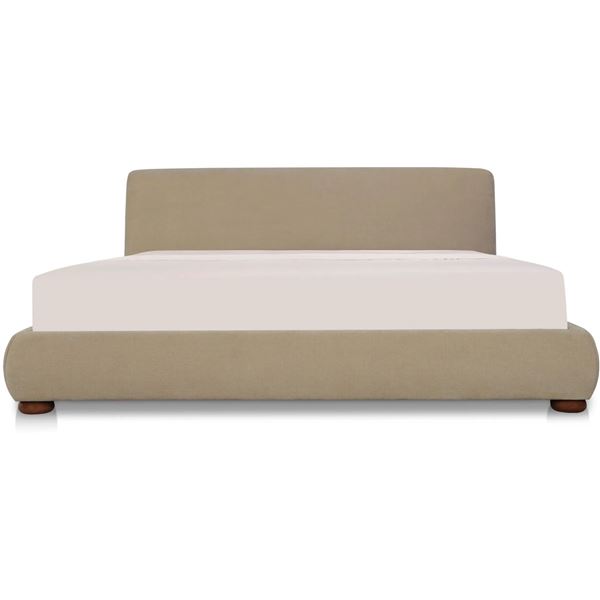 BNIB - Moe's - Beau Storage Bed - Queen - Warm Beige - MSRP $2,749 - Item # RN-1157-34 - 71.00" W - 