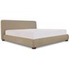 Image 2 : BNIB - Moe's - Beau Storage Bed - Queen - Warm Beige - MSRP $2,749 - Item # RN-1157-34 - 71.00" W - 