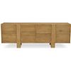 Image 1 : BNIB - Moe's - Henley Dresser - 8 Drawer - Brown - MSRP $5,699 - Item # RP-1065-03 - 85.00" W - 20.0