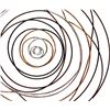 Image 3 : BNIB - Moes - Iron Braid Wall Decor Multicolor - MSRP $169 - HW-1068-37 - 40" W x 1.5" D x 40" H