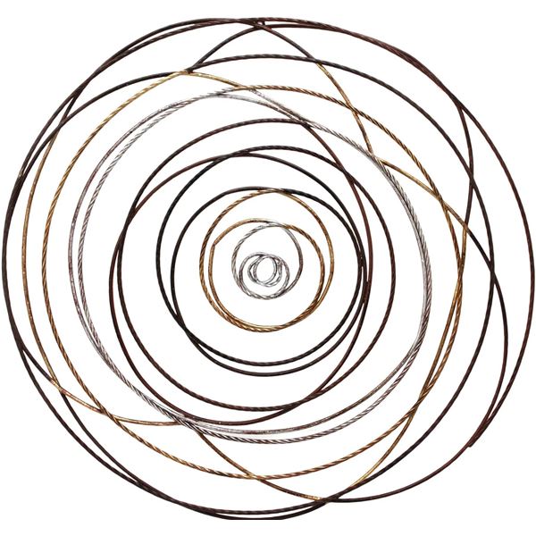 BNIB - Moes - Iron Braid Wall Decor Multicolor - MSRP $169 - HW-1068-37 - 40" W x 1.5" D x 40" H