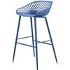 Image 4 : BNIB - Moe's - Piazza Outdoor Barstool - Blue - Set of Two - MSRP $289 - Item # QX-1004-26 - 19.29" 