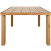 Image 2 : BNIB - Moe's Marina Outdoor Dining Table - Natural - MSRP $3299 - TA-1004-24-0 - 82"W x 42."D x 30"H