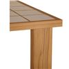 Image 5 : BNIB - Moe's Marina Outdoor Dining Table - Natural - MSRP $3299 - TA-1004-24-0 - 82"W x 42."D x 30"H