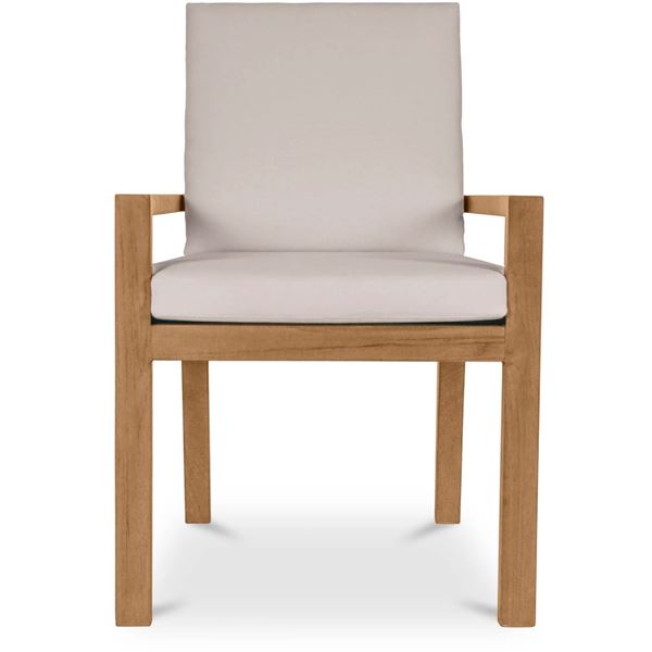 BNIB - Moe's Mateo Outdoor Dining Chair - White - Msrp $1099 - TA-1012-18 - 23.27"W x 25.47"D x 34.2