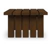 Image 3 : BNIB - Moe's Denby Outdoor Coffee Table - Brown - Msrp $2599 - TA-1016-03 - 35"W x 65"D x 18"H
