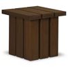 Image 2 : BNIB - Moe's Denby Outdoor Side Table - Brown - Msrp $1199 - TA-1017-03 - 22"W x 22"D x 20"H
