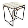 Image 1 : New - Sophie Side Table - Model DEL-CT10-BK - 14" x 15.5" x 18" H - MSRP $1,150 - New Floor Model