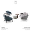 Image 4 : New - Ulivi - Clara Cream Color Loveseat - Made in Italy - 70" x 38.8" x 29.1" H (SH 15.1") - Backre