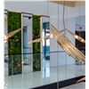 Image 2 : New - Castro Lighting - Streamline Suspension Light - Gold Finish - 39.4" x 3.5" - MSRP $3,016 - New
