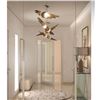 Image 5 : New - Castro Lighting - Streamline Suspension Light - Gold Finish - 39.4" x 3.5" - MSRP $3,016 - New