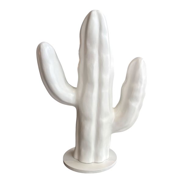 New - White Cactus Medium by Ark Interiors - MSRP $450 - New Floor Model