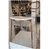 Image 2 : New - Tarba - Genoa Dining Chair by Ark Interiors - White Seat - 18"W x 18"D x 29"H - MSRP $1,099 - 