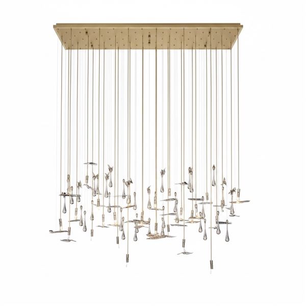 New - Castro - RAINFOREST Suspension by Ark Interiors - 78.7" x 19.7" - MSRP $33,514 - New Floor Mod