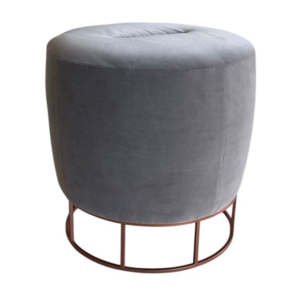 New - Ronda Design - OTIUM Pouf by Ark Interiors - 16.5" x 18.1" H - MSRP $1,790 - New Floor Model -